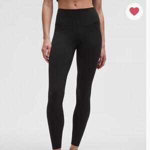 Black Lululemon Wunder Train High-Rise Tight 28" Leggings Pants Workout